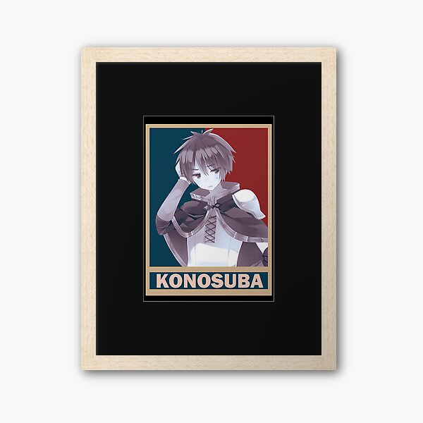 Kazuma Satou KonoSuba Kono Subarashii Vintage Vector Anime Design Poster  for Sale by Raiden Designer Shop