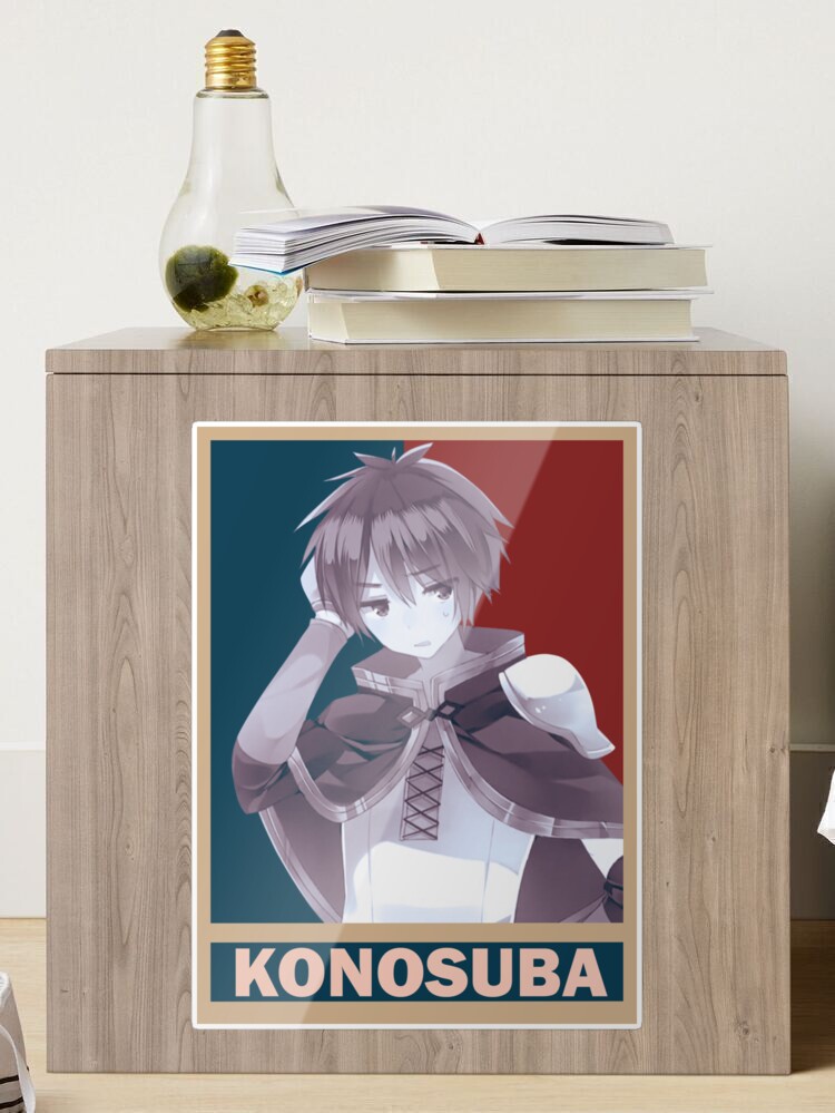 Kazuma Satou KonoSuba Kono Subarashii Vintage Vector Anime Design Poster  for Sale by Raiden Designer Shop