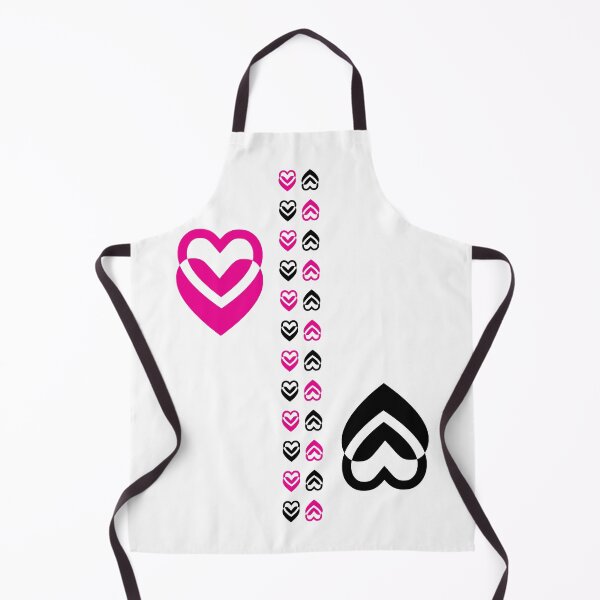 Item preview, Coupled Hearts in Pink 'n Black, 2 Rows designed and sold by CoffeeWires.