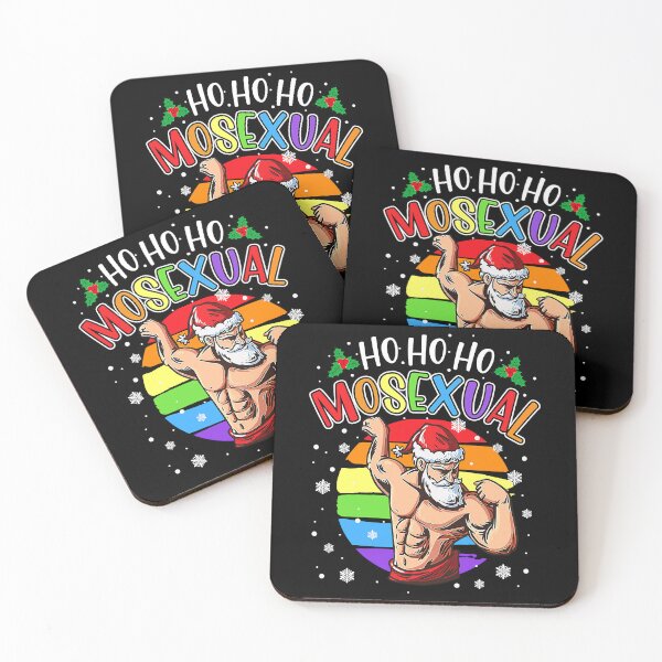 Item preview, Ho Ho Ho Mosexual Gay Santa Costume Rainbow LGBT designed and sold by anthonymark14.