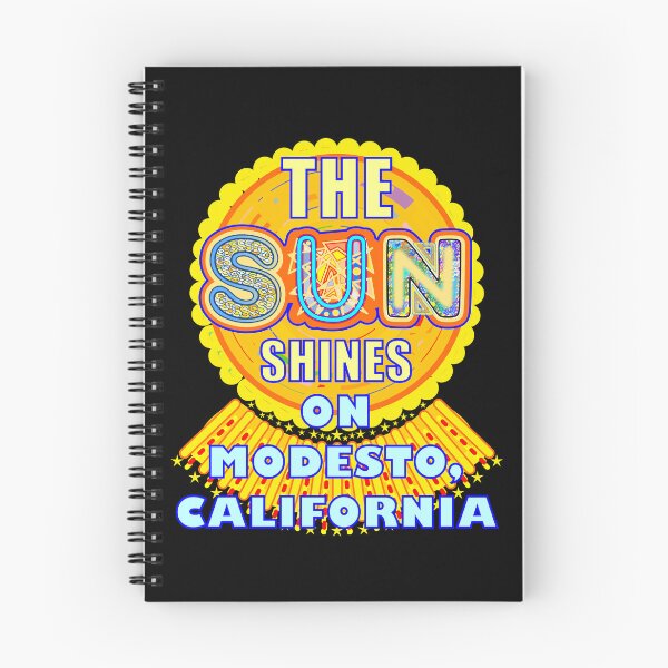 Item preview, Modesto CA Sun Shines California Artful Sunshine designed and sold by artfulnotebook.