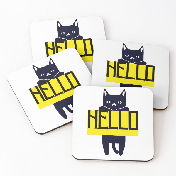 Item preview, Hello Cat designed and sold by artmadeinheaven.
