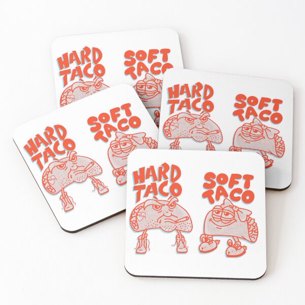 Item preview, Hard Taco Soft Taco foodie illustration  designed and sold by molly mattin.