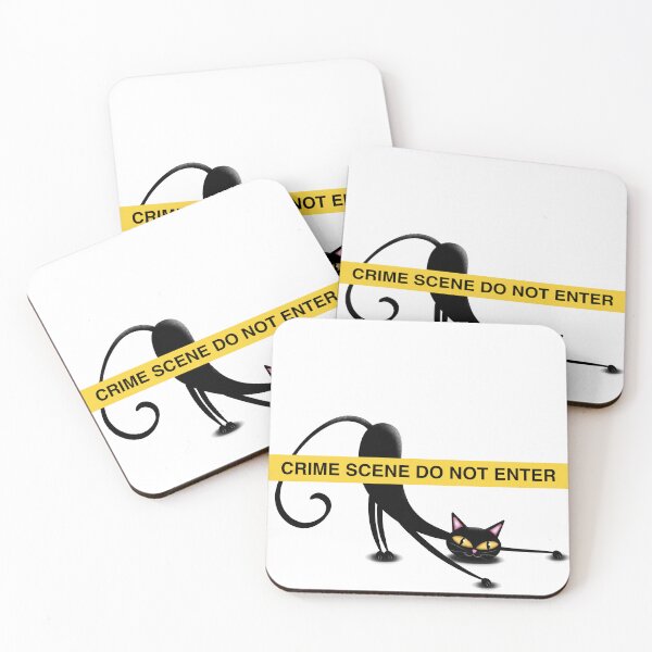 Item preview, Crime Scene Cat designed and sold by Minaficent.