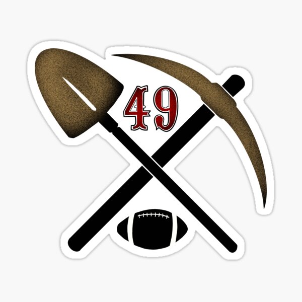 49er Gold Miner  Sticker for Sale by Sarah Peterson