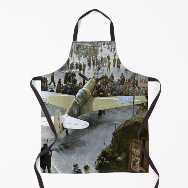 Item preview, Crowds gather in Christchurch's Cathedral Square to see P-40N Kittyhawk NZ3220 'Gloria Lyons'  designed and sold by Rarity-Color.
