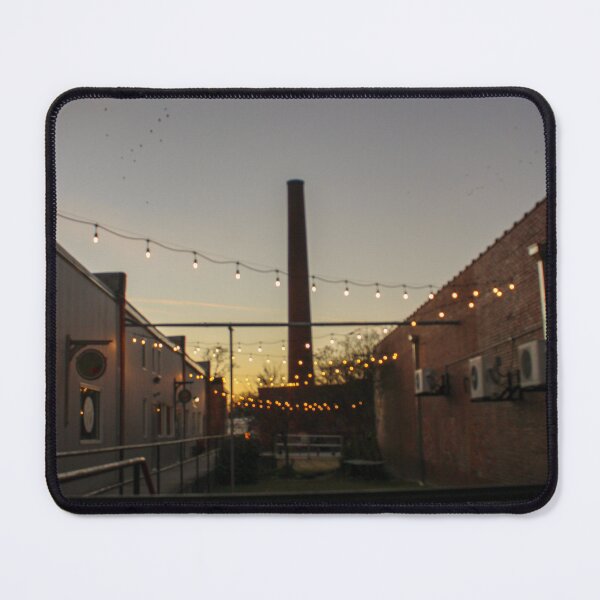 Item preview, Sunset at the Lowe Mill Smokestack in Huntsville designed and sold by Silver Sky by Janet.
