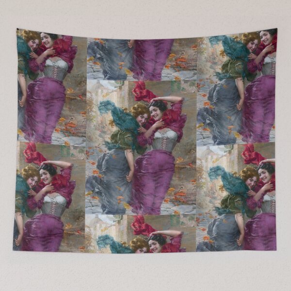 Item preview, A Windy Day | Vintage Lesbian Art designed and sold by ashleykc9.