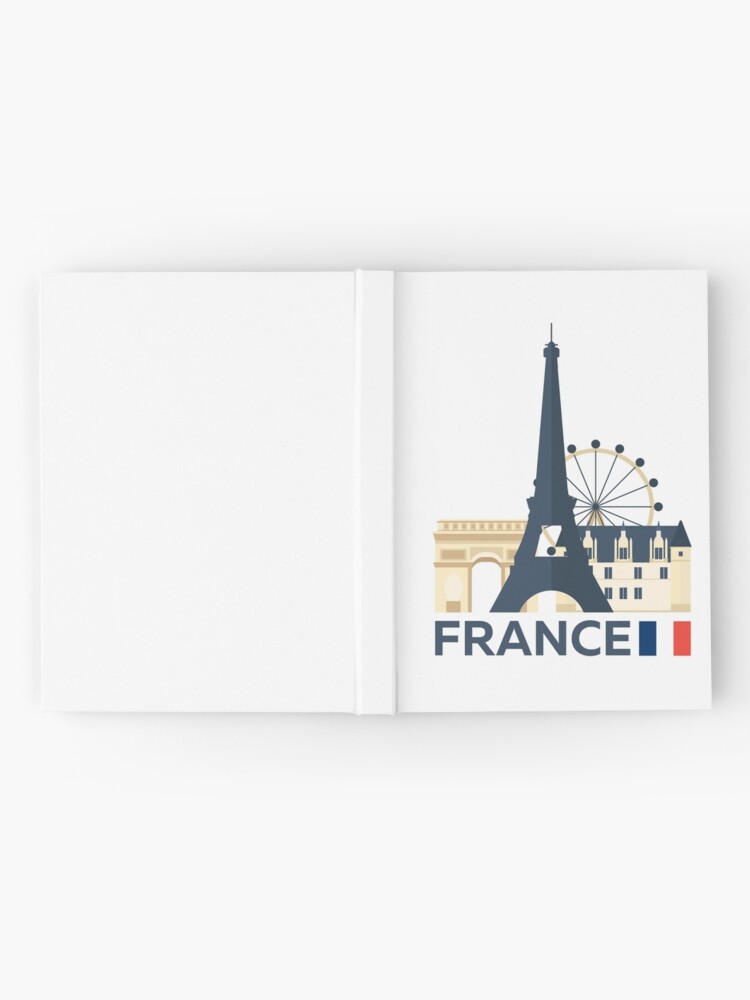 Alternate view of France, Paris skyline Hardcover Journal