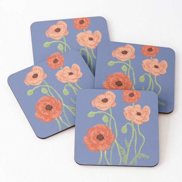 Artikelvorschau, Mohnblumen-Zeichnung - Mohnblumenillustration entworfen und verkauft von rachelhirst.
