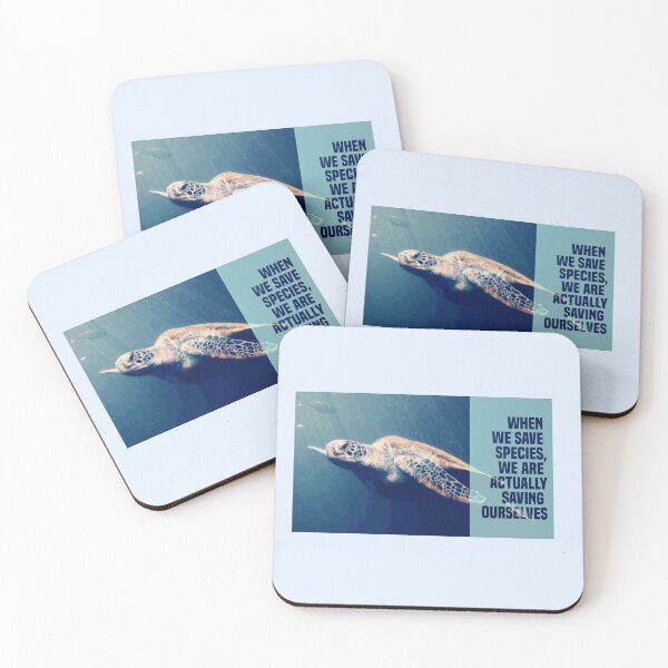 Item preview, when we save species, we are actually saving ourselves.(endangered animal green sea turtle) designed and sold by challengecafe.