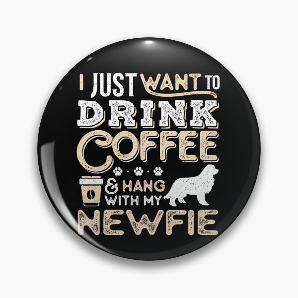 Item preview, Newfoundland Newfie Dog Dad Mom And Drink Coffee designed and sold by rafaeltto.