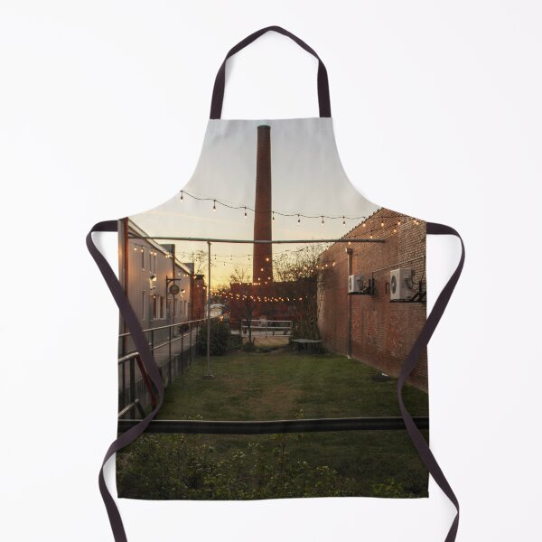 Item preview, Smokestack and Garden at Lowe Mill in Huntsville, Alabama designed and sold by Silver Sky by Janet.