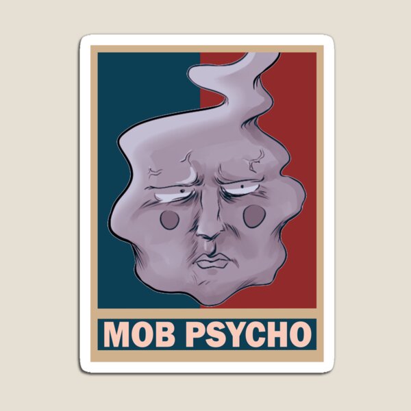 Dimple Ekubo Mob Psycho 100 Mobu Saiko Hyaku Vintage Vector Anime Design Magnet By Raiden 7002