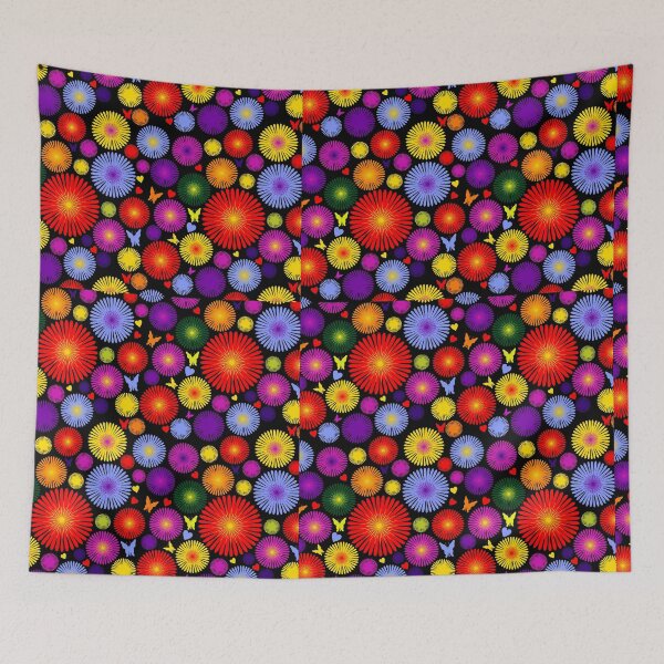 Item preview, vintage floral pattern designed and sold by artbyrosse.