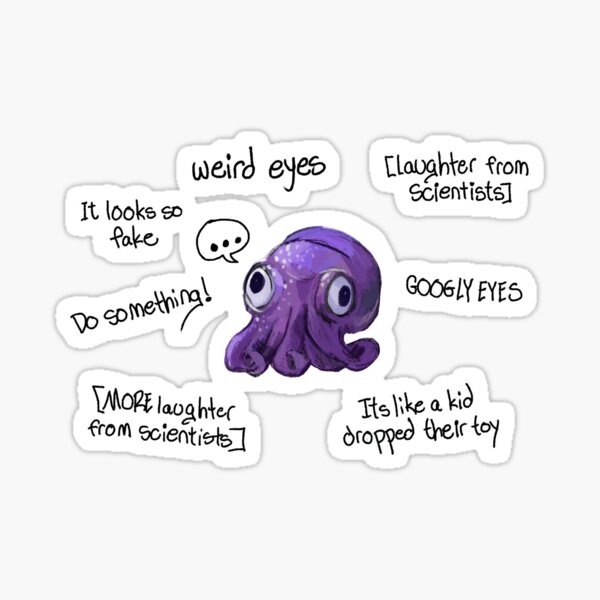 Item preview, Stubby Squid designed and sold by Katrina Yarbro.