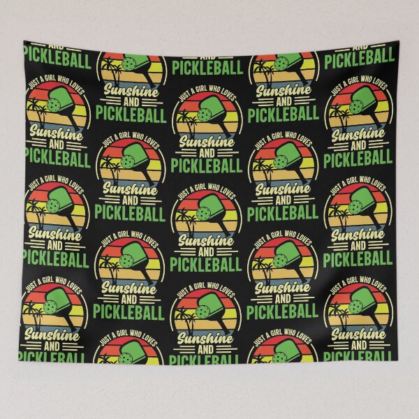 Item preview, Just A Girl Who Loves Sunshine And Pickleball designed and sold by SweetPea49.