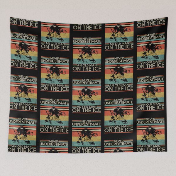 Item preview, Never underestimate an old man on the ice designed and sold by SweetPea49.