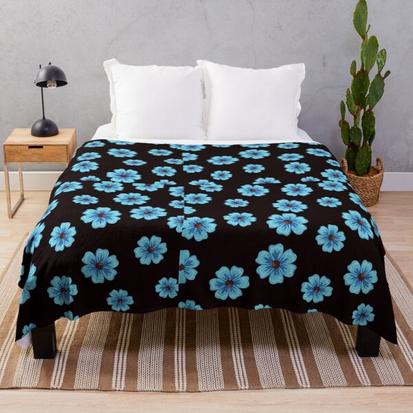 Item preview, blue wildflowers designed and sold by artbyrosse.
