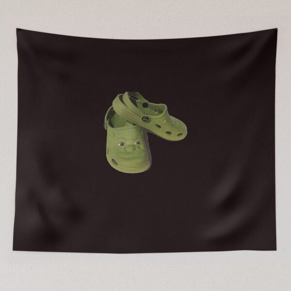 Artikelvorschau, Shrek auf dem Croc-Aufkleber entworfen und verkauft von DanaBernhardt.