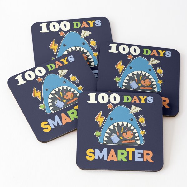 Item preview, Cool Shark 100 Days Smarter designed and sold by GrimButterfly.
