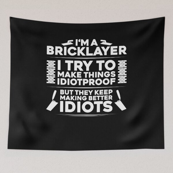 Item preview, Bricklayer Mason Brickmason Blockmason Brickwork designed and sold by Krautshirts.
