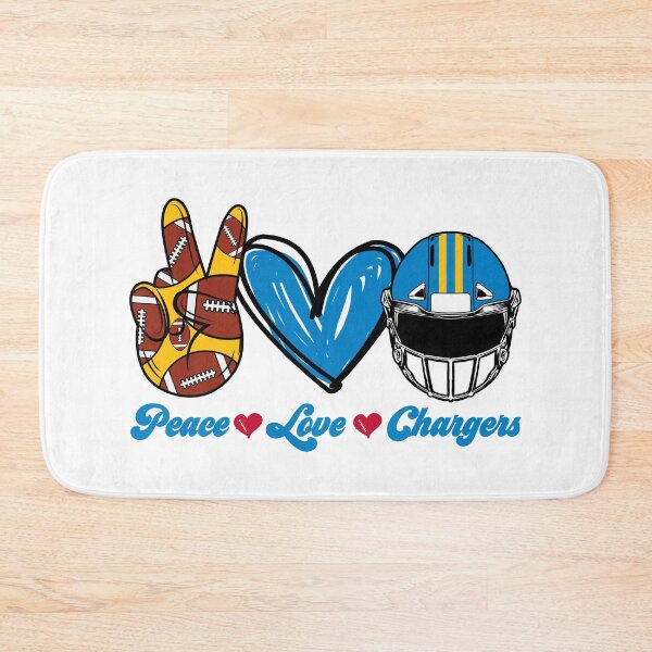 Item preview, Peace Love Chargers - Football Team designed and sold by TheBabySitters.