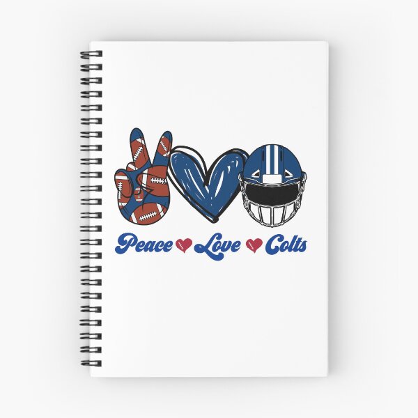 Item preview, Peace Love Colts - Football Team designed and sold by TheBabySitters.