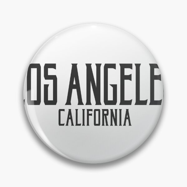 Item preview, Los Angeles California Ca Vintage Text Black W Black Print designed and sold by batesyadi3.