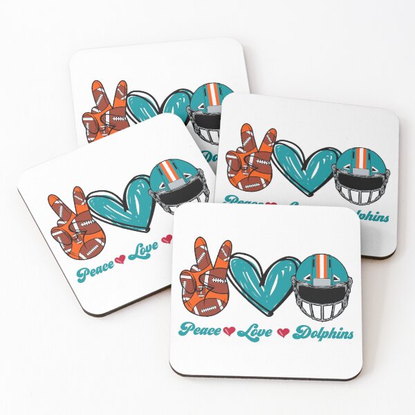Item preview, Peace Love Dolphins - Football Team designed and sold by TheBabySitters.