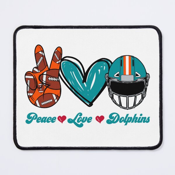 Item preview, Peace Love Dolphins - Football Team designed and sold by TheBabySitters.