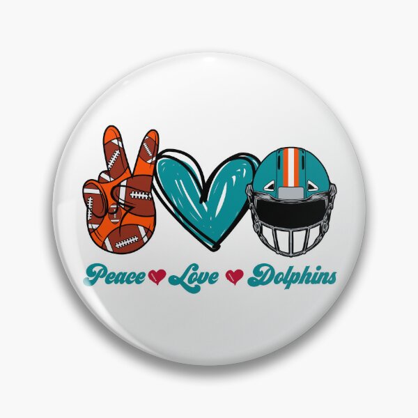 Item preview, Peace Love Dolphins - Football Team designed and sold by TheBabySitters.