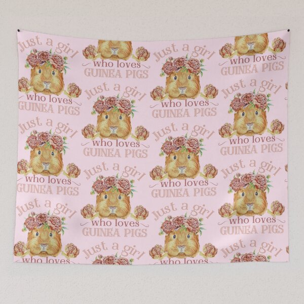 Item preview, Just a girl who loves guinea pigs designed and sold by 1DaisyChainLane.