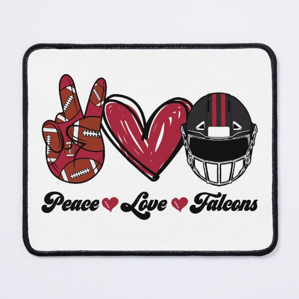 Item preview, Peace Love Falcons - Football Team designed and sold by TheBabySitters.