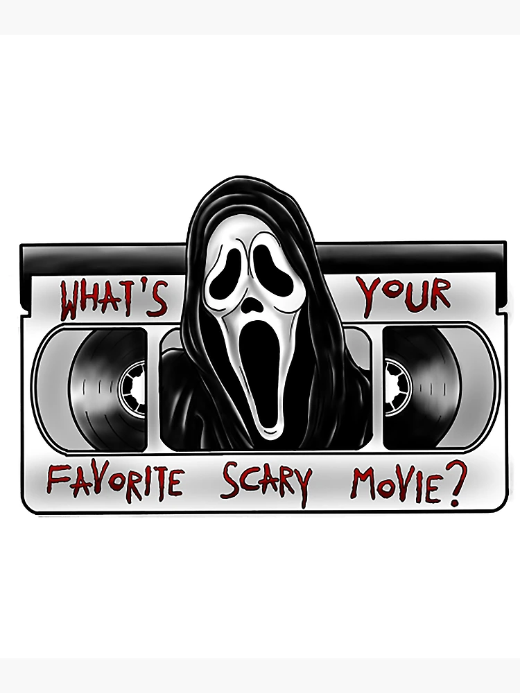 Ghost Face (what's your favorite scary movie?), an art print by Reverenze  Illustrate - INPRNT