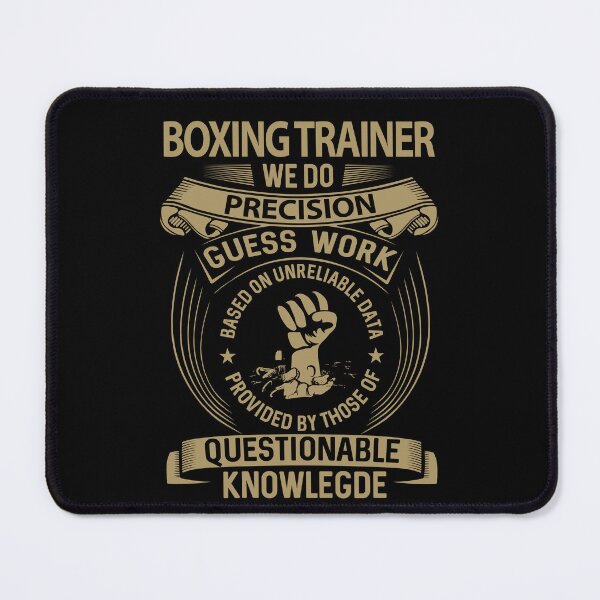 Artikelvorschau, Boxtrainer-T-Shirt – wir tun Präzisions-Job-Geschenkartikel-T-Stück entworfen und verkauft von paneczkopat.