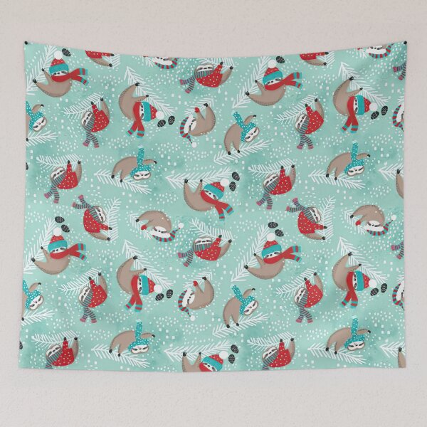 Item preview, Sloth Winter Christmas designed and sold by SweetPea49.