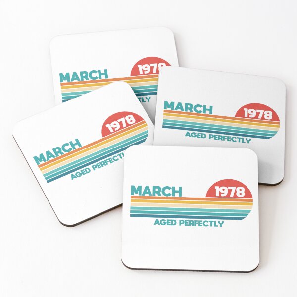 Item preview, March 1978 Retro Sunset 46th Birthday Essential designed and sold by MajesticTree.