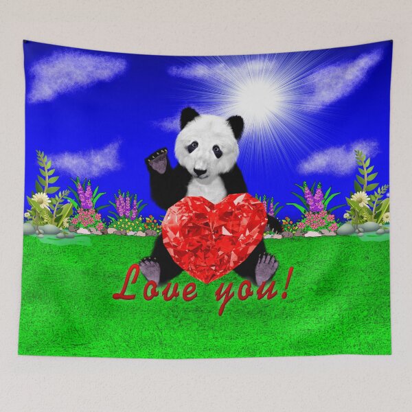 Item preview, Panda loves you designed and sold by Nicole Kiefer.