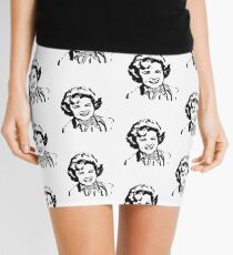 Betty White Schablone Minirock