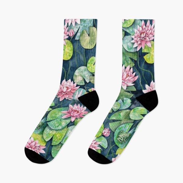 Item preview, Water Lilies Watercolor designed and sold by Rebecca Reck Art.