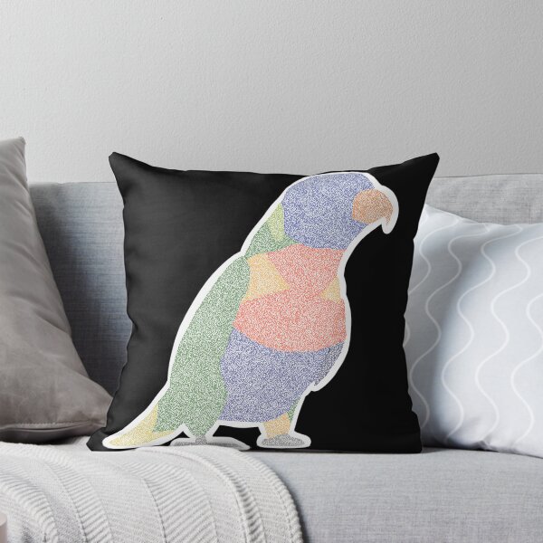 Item preview, Rainbow Lorikeet single line drawing designed and sold by colorsqueaks.