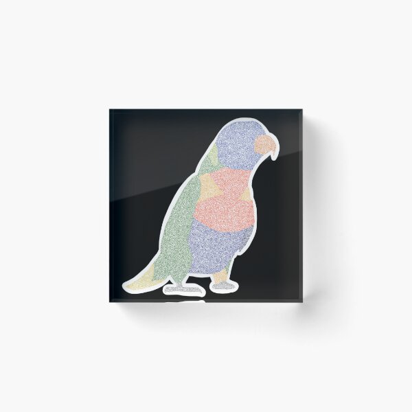Item preview, Rainbow Lorikeet single line drawing designed and sold by colorsqueaks.