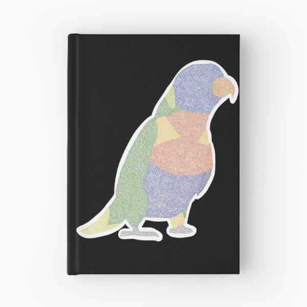 Item preview, Rainbow Lorikeet single line drawing designed and sold by colorsqueaks.