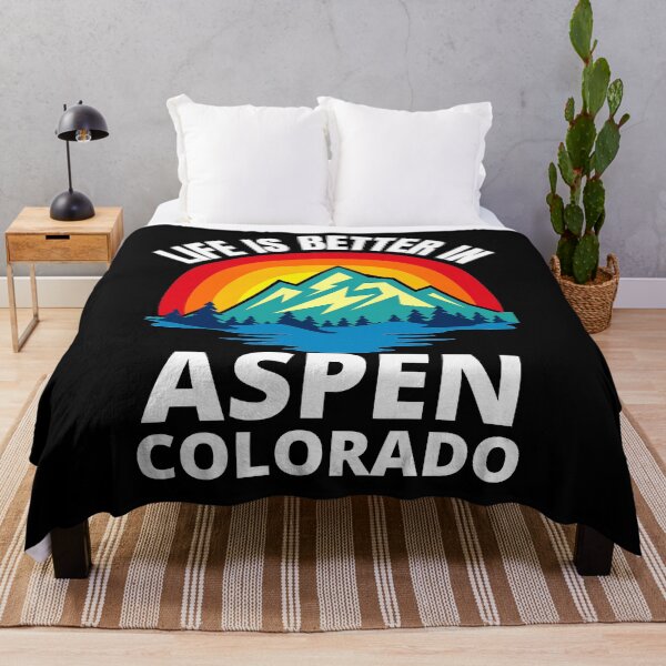 Item preview, Life Is Better In Aspen Colorado Mountain City designed and sold by RGRamsey.