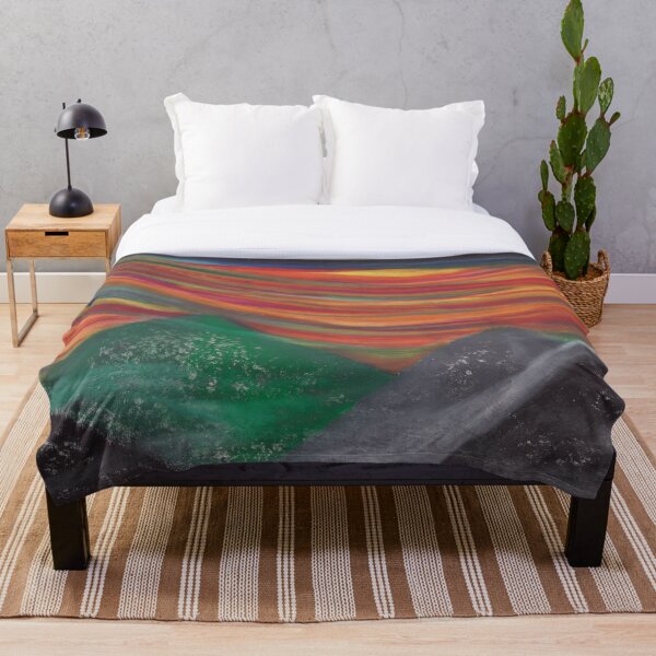 Item preview, Hometown mountain in sunset designed and sold by ArtBannerDesign.