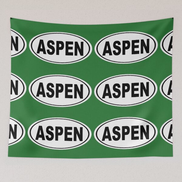 Item preview, Aspen Colorado Oval Design designed and sold by KWJphotoart.