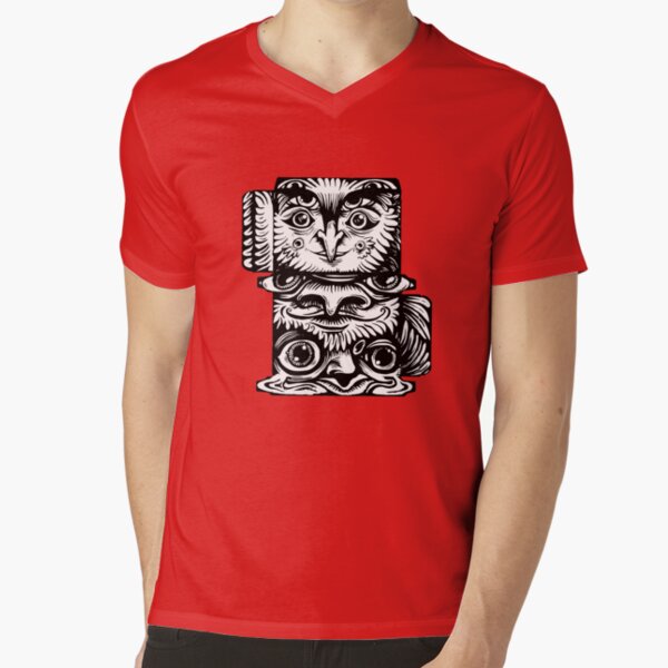 Strange Totem V-Neck T-Shirt