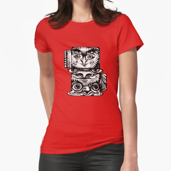 Strange Totem Fitted T-Shirt