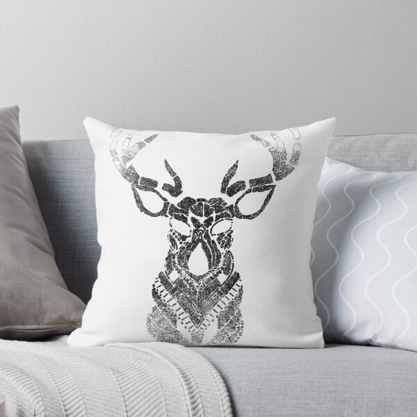 Item preview, Deer Head Black and White, Digital Drawing, 2016 designed and sold by Jeff Kaguri.